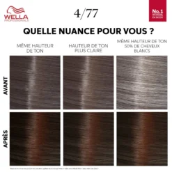 Wella Professionals Kit De Coloration Espresso Châtain Marron Intense Color Touch Fresh-Up 4/77 Wella -Soins Capillaires Liquidation kit de coloration espresso chatain marron intense color touch fresh up 4 77 wella 3