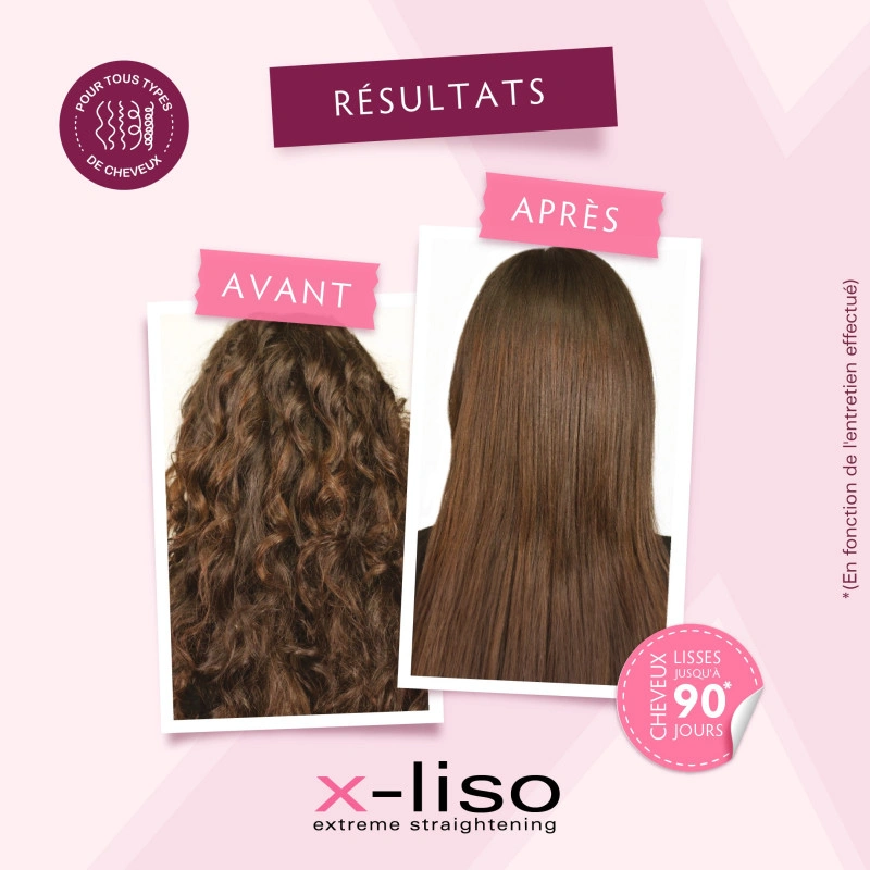 Kit De Lissage Brésilien X-Liso 215ML 2 Kit De Lissage Brésilien X-Liso 215ML – Image 2