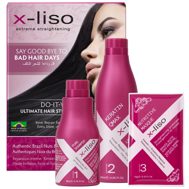 Kit De Lissage Brésilien X-Liso 215ML 1 Kit De Lissage Brésilien X-Liso 215ML
