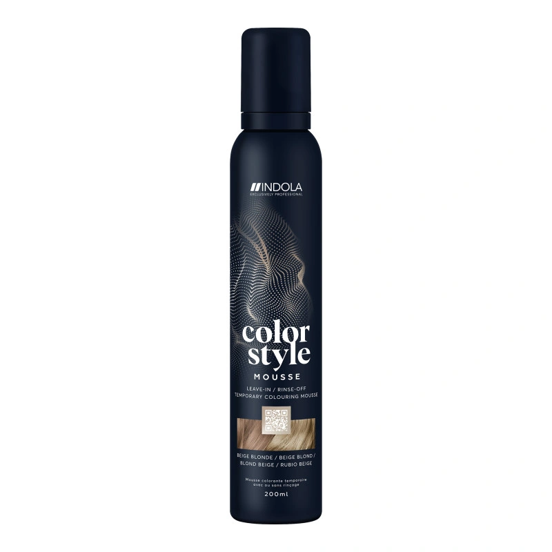 Mousse Colorante Blond Beige Color Style Mousse Indola Vegan 200ml 1 Mousse Colorante Blond Beige Color Style Mousse Indola Vegan 200ml