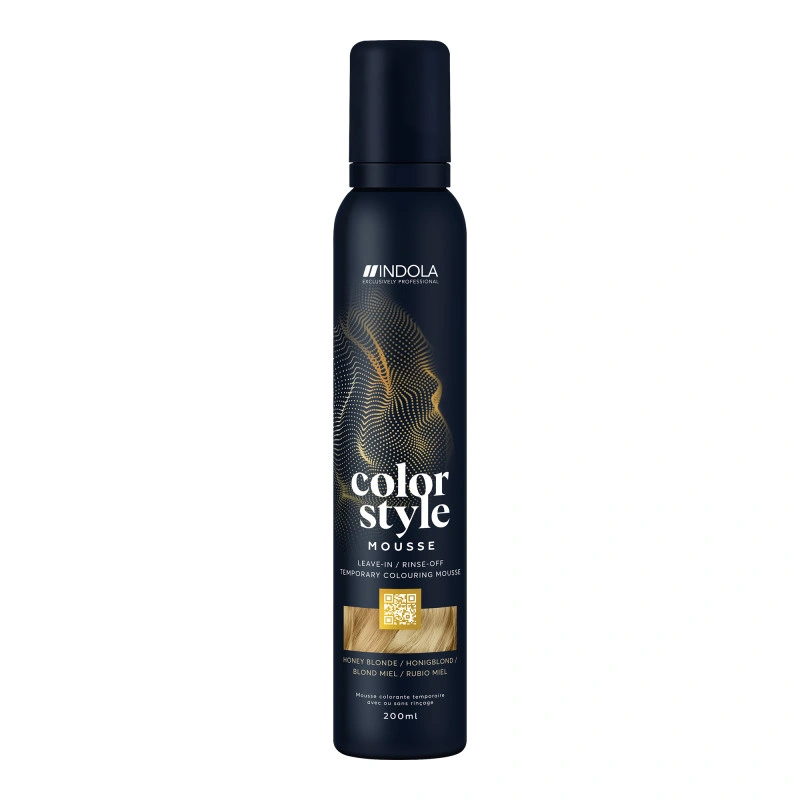 Mousse Colorante Coiffante Blond Miel Indola Vegan 200ML 1 Mousse Colorante Coiffante Blond Miel Indola Vegan 200ML