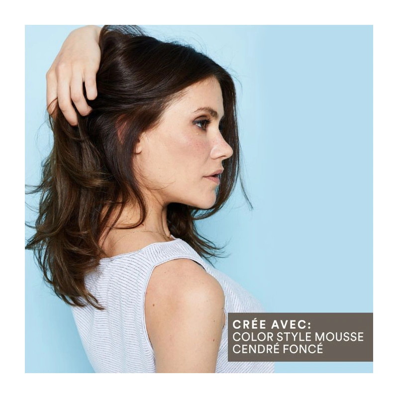 Mousse Colorante Coiffante Cendré Foncé Indola Vegan 200ML 3 Mousse Colorante Coiffante Cendré Foncé Indola Vegan 200ML – Image 3