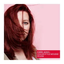 Mousse Colorante Coiffante Rouge Indola Vegan 200ML -Soins Capillaires Liquidation mousse colorante coiffante rouge indola vegan 200ml 3