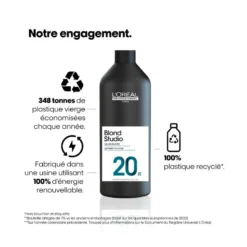 Oxydant Huile-développer 20V Blond Studio L'Oréal Professionnel 1L -Soins Capillaires Liquidation oxydant huile developper 20v blond studio l oreal professionnel 1l 2