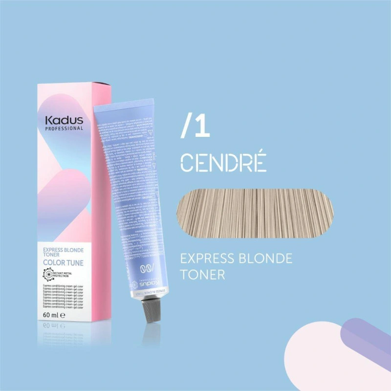 Patine Express Blonde Toner Color Tune /1 Silver Chalk Kadus 60ML 5 Patine Express Blonde Toner Color Tune /1 Silver Chalk Kadus 60ML – Image 5